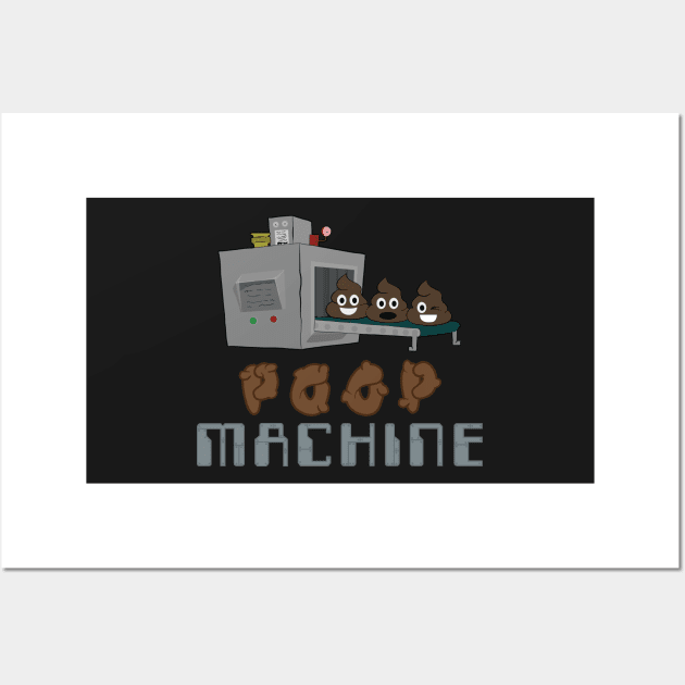 Poop Machine Wall Art by JP